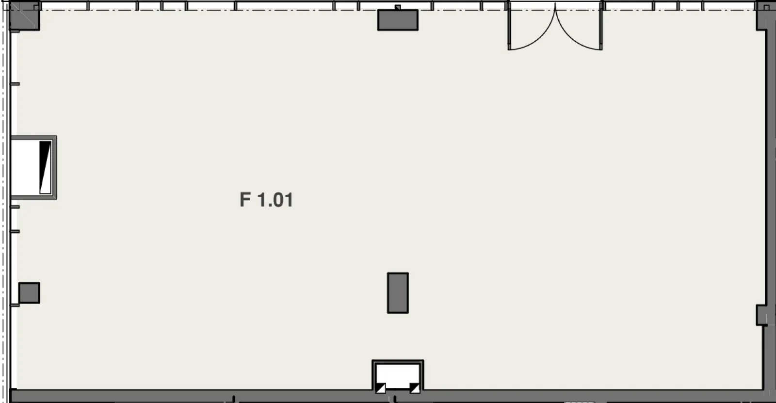 A 1.F — pôdorys