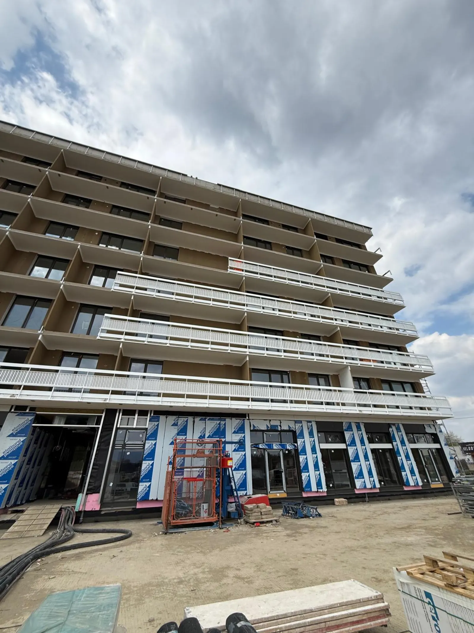 Stavba projektu Pražská, apríl 2026
