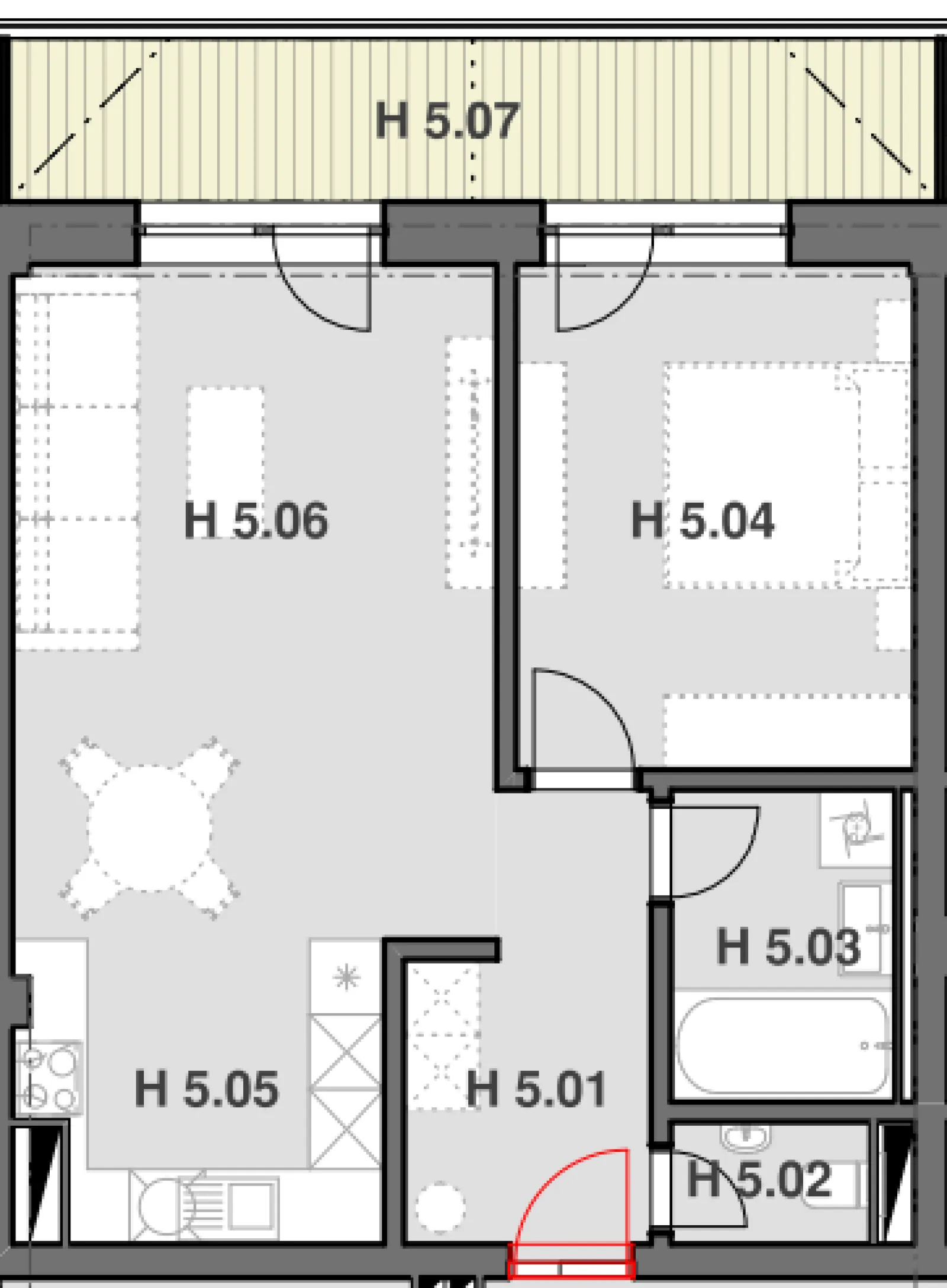 Pôdorys C 5.H
